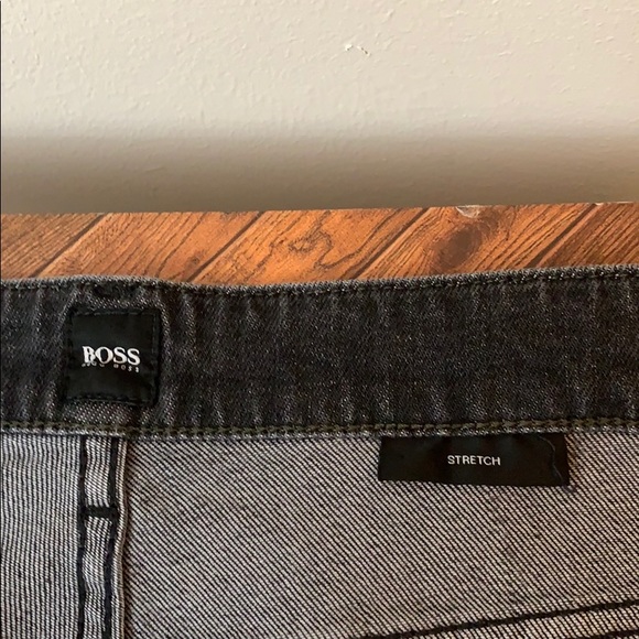 Hugo Boss Maine Charcoal Zip Fly Stretch Jeans - 40W x 32L - Picture 8 of 12